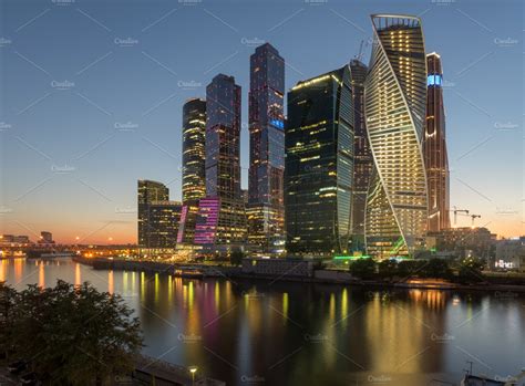Moscow City Skyline High Quality Architecture Stock Photos ~ Creative