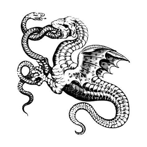 dragon créature mythique dessin au image gratuite sur pixabay