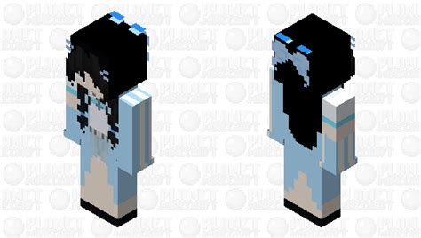 Blue And White 1 Shaira Skin Minecraft Skin