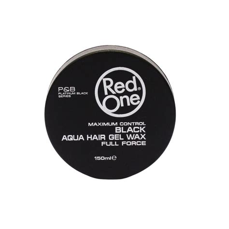 Red One Maximum Control Black Aqua Hair Gel Wax Full Force 150ml Lord
