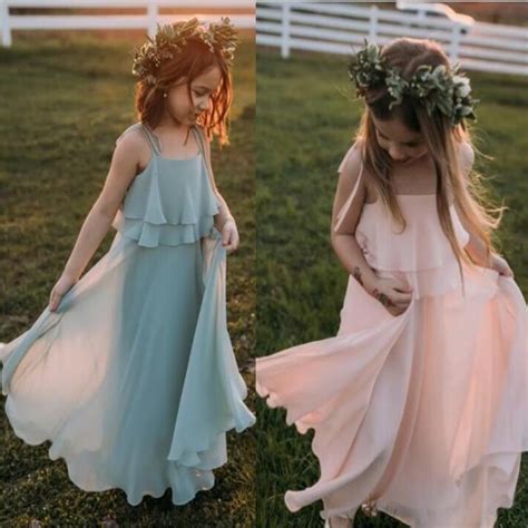 32 Cute Summer Flower Girl Dresses For The Little Angels
