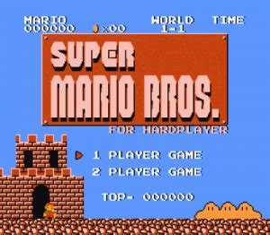 Super Mario Bros For Hardplayers Smb Hack Roms Nintendo Nes Roms
