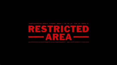 Restricted Area Wallpapers Wallpaper Cave
