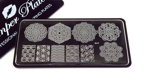 Pamper Plates Professional Nail Stamping Plates Design 41 Geometric