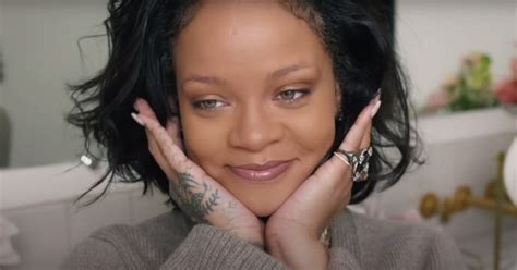 rihanna shows off fenty beauty s cheeks out collection in new tutorial
