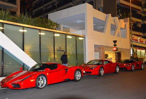 Laferrari Ferrari Enzo And 458 Spider In Monaco Gtspirit