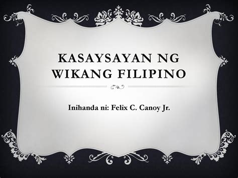 Wikang Pambansa Sa Panahon Ng Rebolusyong Pilipino Kaugalian Pambansa