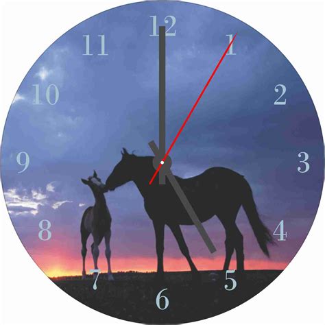 Horse Cd Clock Uber Cool Design