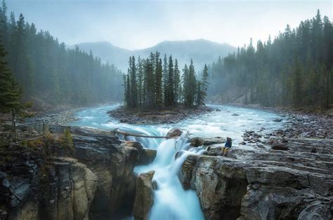 Sunwapta Falls Jasper Alberta By Jack Bolshaw On