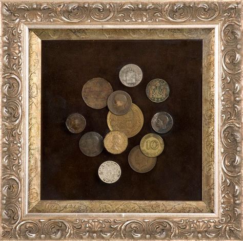 Here Is Great Framing Idea For Your Foreign Coins Shadow Box Memory