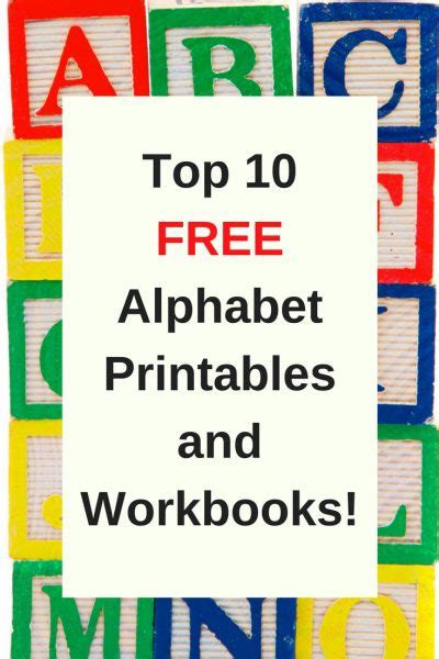 Free Printable Preschool Alphabet Worksheets The Relaxed Homeschool