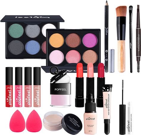 Brilliantday 20pcs Professional Makeup Set And Portable Travel All In One