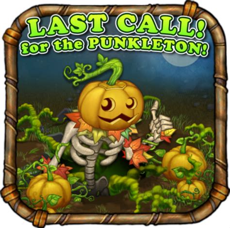 My Singing Monsters • LAST CALL for the Punkleton monster on Plant...