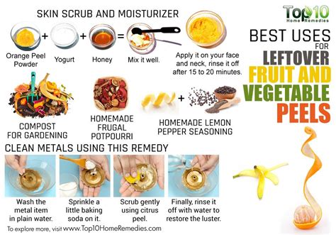 10 Best Uses For Leftover Fruit And Vegetable Peels Top 10 Home Remedies