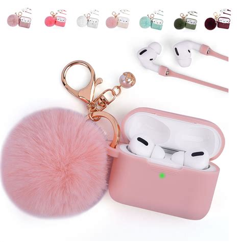 For Apple Airpods Pro Charging Case 3 In 1 Cute Silicone Headphone Case