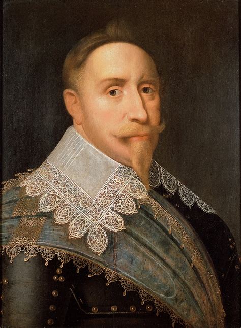 Gustavus Adolphus King Of Sweden Painting By Jacob Hoefnagel