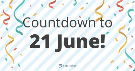 Countdown To 21 June Calendarr