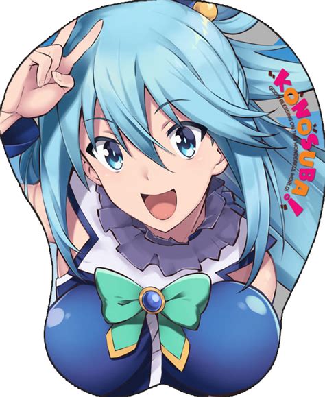 Konosuba Anime Aqua Sexy Breast Boob Mousepad New Etsy