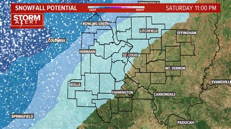 St Louis Weather Forecast Timeline For Rain Snow This Weekend Ksdk Com