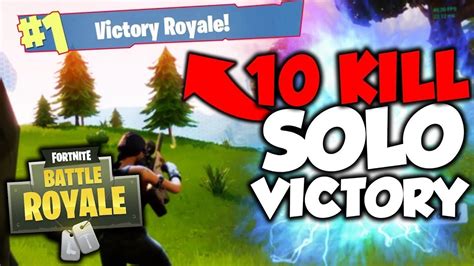 10 Kills Fortnite Battle Royal Youtube