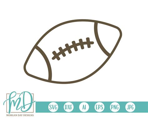 Football Outline Svg Football Outline Png Football Outline Mail