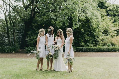 Bohemian Bridesmaids Look Love It Aimee Claire Photography