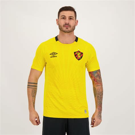 Camisa Umbro Sport Recife Goleiro 2022 Amarela Futfanatics
