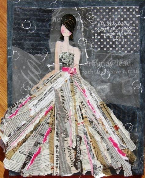 Using Newspapers And Magazines In Collage Paper Collage Art Collage