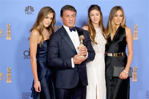 Rambo Star Sylvester Stallone Enjoys London Outing With Daughter