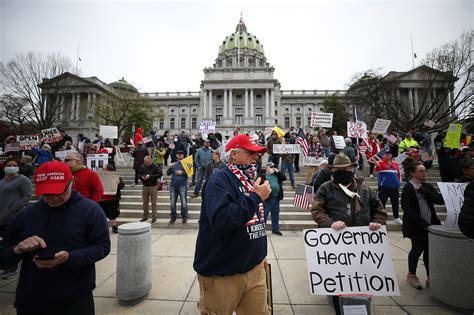 Early indications show antifa behind the capitol break this was deliberate. Hundreds gather at Capitol in Harrisburg for anti-shutdown rally calling to 'reopen ...