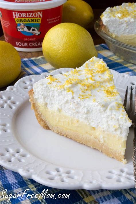 Being on a dairy free keto diet shouldn't mean that you need to miss out. Sugar-Free Lemon Cream Pie {Keto, Low Carb, Gluten Free} | Recipe in 2020 | Lemon cream pies ...