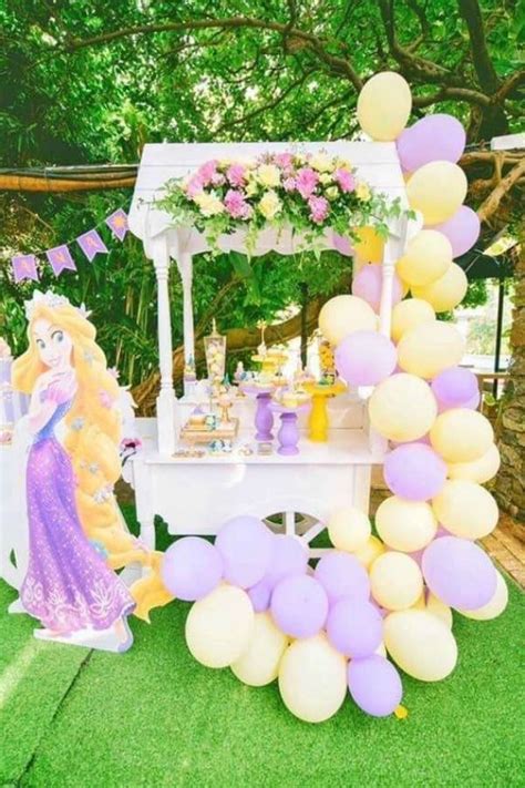 Tangled Party Theme Birthday Party Ideas Photo 5 Of 30 Princess