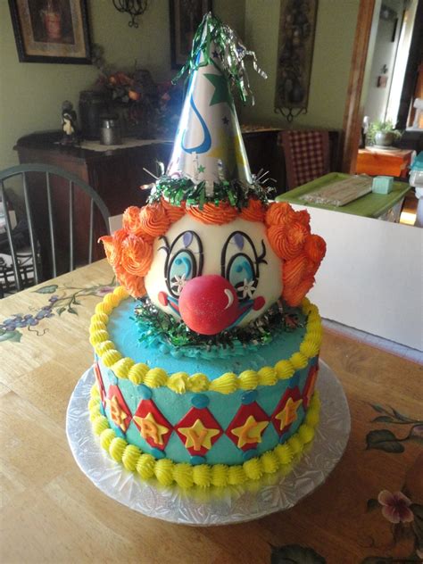 Clown Birthday Cake
