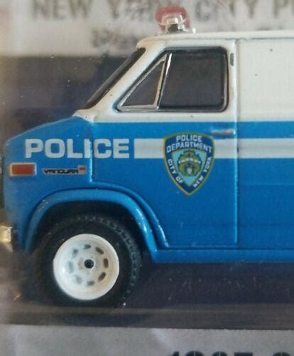 Greenlight Nypd 1987 Gmc Vandura Mt Van New York City Police Department