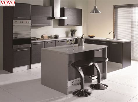 This is why we strive to deliver exceptional customer service, low prices and quick turnaround times with every order. Grey lacquer kitchen cabinet with waterfall island-in Kitchen Cabinets from Home Improvement on ...