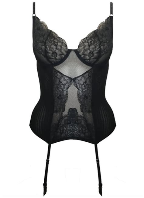 leavers lace soft mesh basque sheer basque sexy lingerie stretch basque teddy slip suspenders