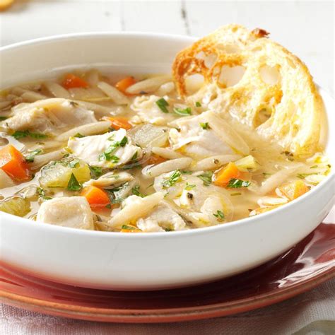 Mediterranean Chicken Orzo Soup Recipe How To Make It