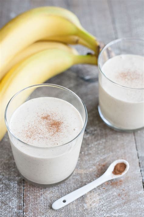 Almond Butter And Banana Oatmeal Smoothie Bourbon And Honey