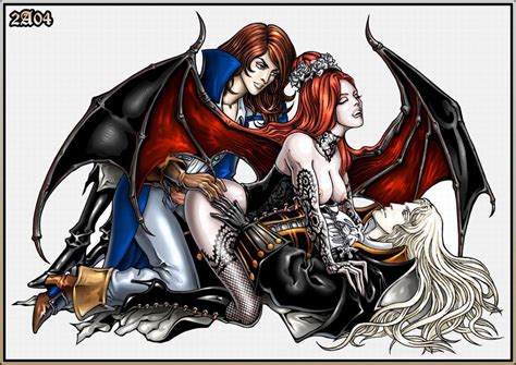 Richter Alucard And Succubus By Candra Hentai Foundry