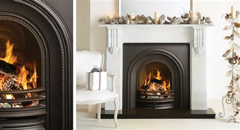 The procom zero clearance arched style ventless fireplace insert model# pcs150t features dancing yellow flames and five hand painted ceramic fiber logs. Decorative Arched Insert Fireplaces - Stovax Traditional ...