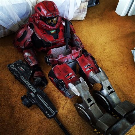 Noble 6 And Noble 2 Kat B 320 Foam Build Halo Costume And Prop Maker