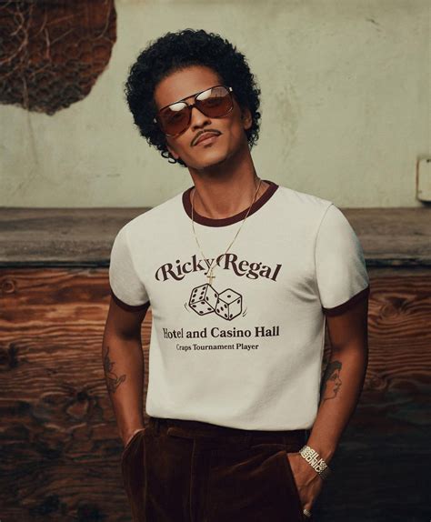Spotted Bruno Mars Serves Seventies Styling In Ricky Regal And Gucci