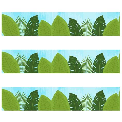 Buy Leaves Border Trim Bulletin Borders Stickers 50 Ft Back To