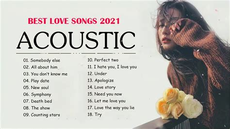 Top English Acoustic Love Songs 2021 Greatest Hits Ballad Acoustic