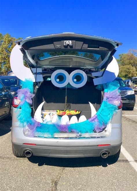 Trunk Or Treat Car Costume Sully From Monster Movie Halloween Car