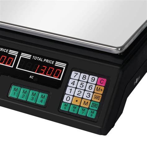 Commercial Digital Kitchen Scales Lcd Shop 40kg Food Weight Electronic