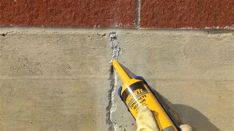 How To Repair Cracks In Vertical Concrete Surfaces With Quikrete Youtube
