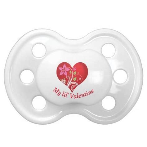 Pacifiers Zazzle Pacifier Valentine Decorations Baby Binky
