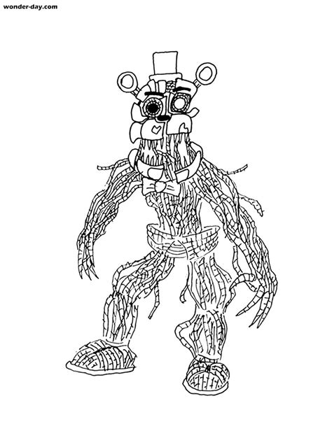 Molten Freddy Page Coloring Pages