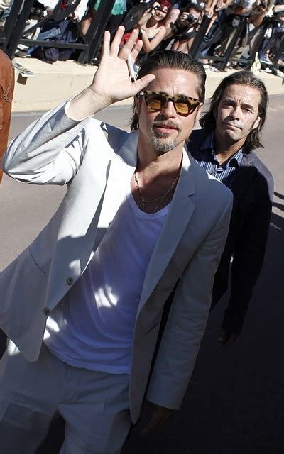 Brad Pitt Wearing Tom Ford Sunglasses At Cannes Film Festi Flickr